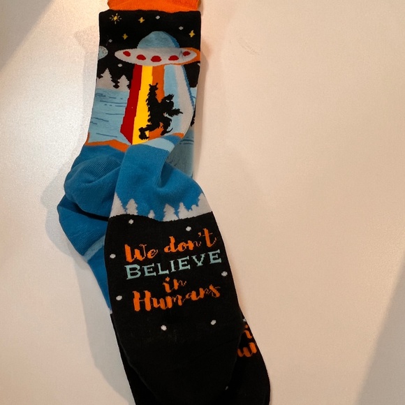 New Socks, Adult: We Don’t Believe In Humans - Picture 1 of 1